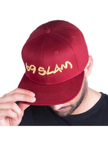 69slam Kšiltovka 69SLAM logo - JP bordó