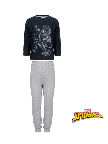 Trenýrkárna Chlapecké pyžamo Marvel Spiderman vícebarevné (39234/grey