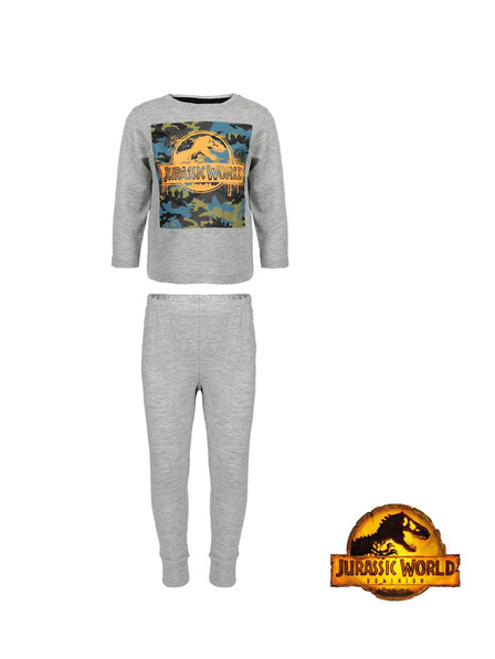 Trenýrkárna Chlapecké pyžamo Jurassic World vícebarevné (39227/grey)
