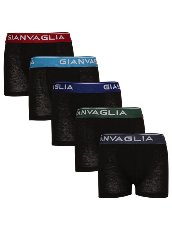 Gianvaglia Sada pěti - dětské boxerky Gianvaglia černé