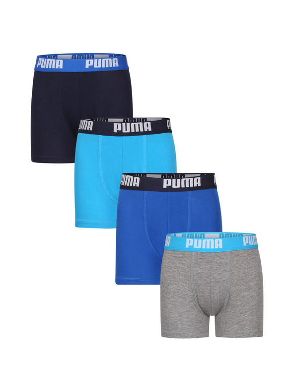 Puma Sada čtyř - chlapecké boxerky Puma vícebarevné