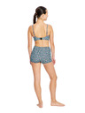 Modibodi Dívčí plavky Modibodi Bandeau Strap Crop Top Luna Blossom Black horní díl