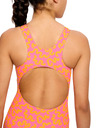 Modibodi Dívčí menstruační plavky Modibodi Racerback One Piece Light Wavy Pink jednodílné
