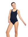 Modibodi Dívčí menstruační plavky Modibodi Performance Racerback One Piece Super Navy Blue jednodílné