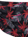 Modibodi Dívčí menstruační plavky Modibodi Teen High Short Jungle Palm Black spodní díl