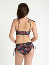 Modibodi Dívčí menstruační plavky Modibodi Teen High Bikini Jungle Palm Black spodní díl