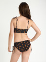 Modibodi Dívčí menstruační plavky Modibodi Teen High Bikini Cheetah Chase Black spodní díl