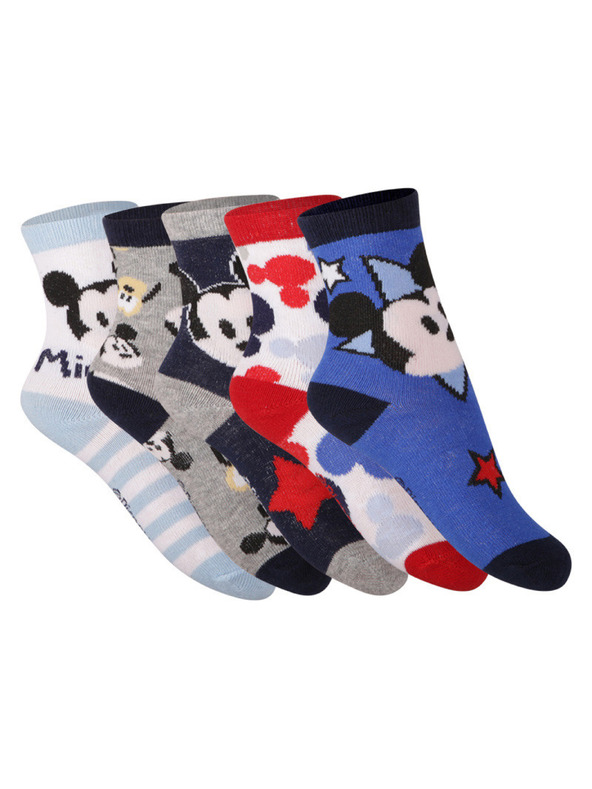 Cerdá Sada pěti - dětské ponožky Cerdá Mickey vícebarevné