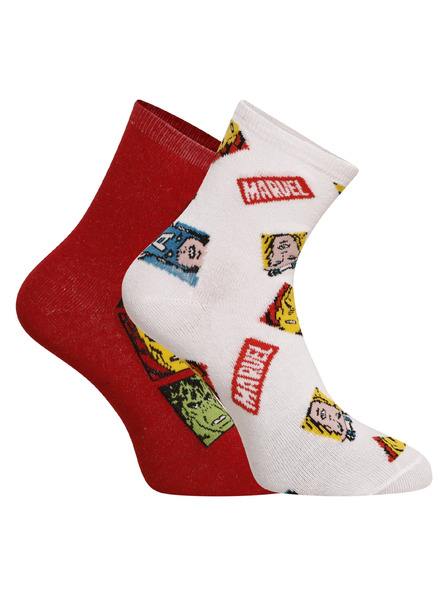 E plus M Sada dvou - dětské ponožky E plus M Marvel vícebarevné