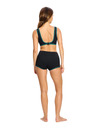 Modibodi Plavky Puma & Modibodi Scoop Bikini Top Black Orchid horní díl