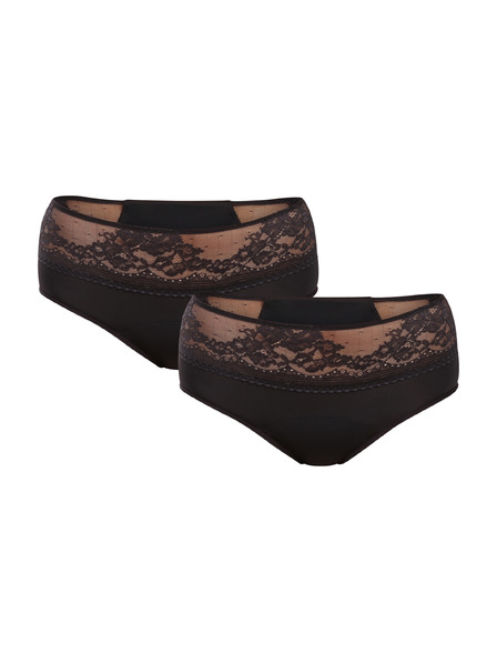 DORINA Sada dvou - Menstruační kalhotky Dorina Eco Moon Lace Midi
