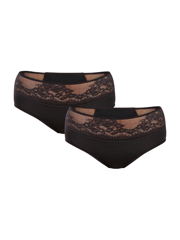 DORINA Sada dvou - Menstruační kalhotky Dorina Eco Moon Lace Midi