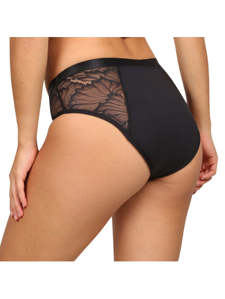 Love Luna Menstruační kalhotky Love Luna černé LUXE Lace Midi BRIEF