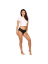 Love Luna Menstruační kalhotky Love Luna Midi Black Eco