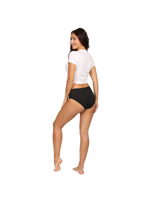 Love Luna Menstruační kalhotky Love Luna Midi Black Eco