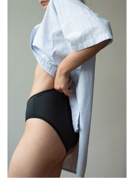 Meracus Menstruační kalhotky Meracus Hi Cut Black Standard