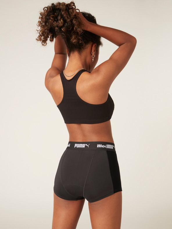 Modibodi Menstruační kalhotky PUMA & Modibodi Active Boyshort Moderate-Heavy Dark