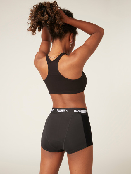 Modibodi Menstruační kalhotky PUMA & Modibodi Active Boyshort Moderate-Heavy Dark