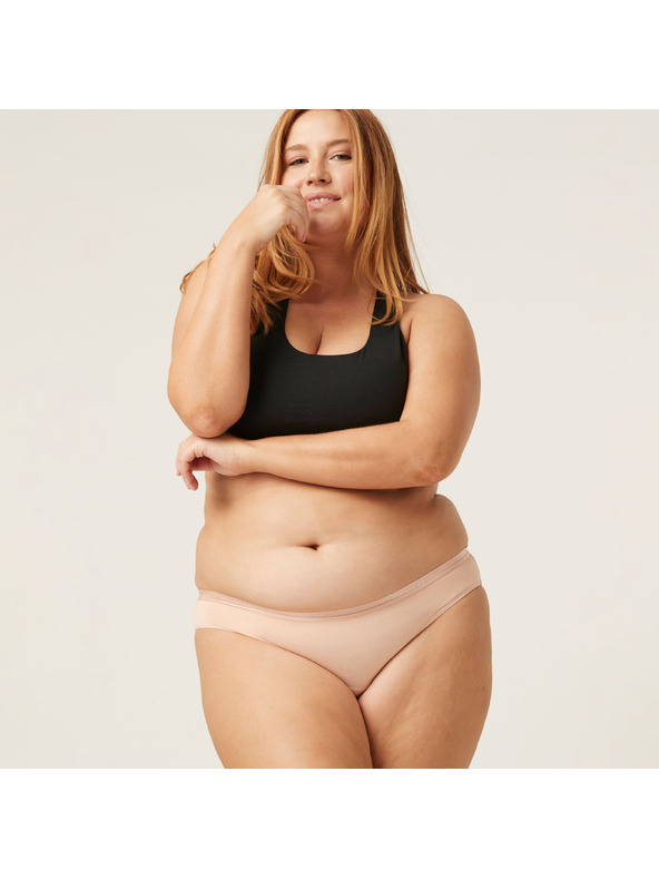 Modibodi Menstruační kalhotky Modibodi Classic Bikini Light-Moderate Beige