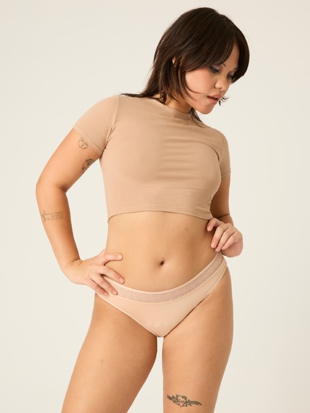 Modibodi Menstruační kalhotky Modibodi Sensual Bikini Light-Moderate Beige