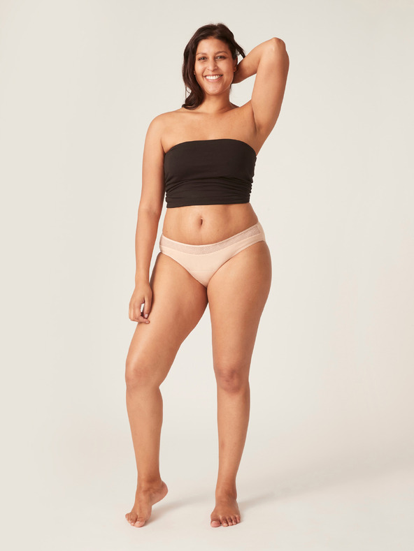 Modibodi Menstruační kalhotky Modibodi Sensual Bikini Light-Moderate Beige