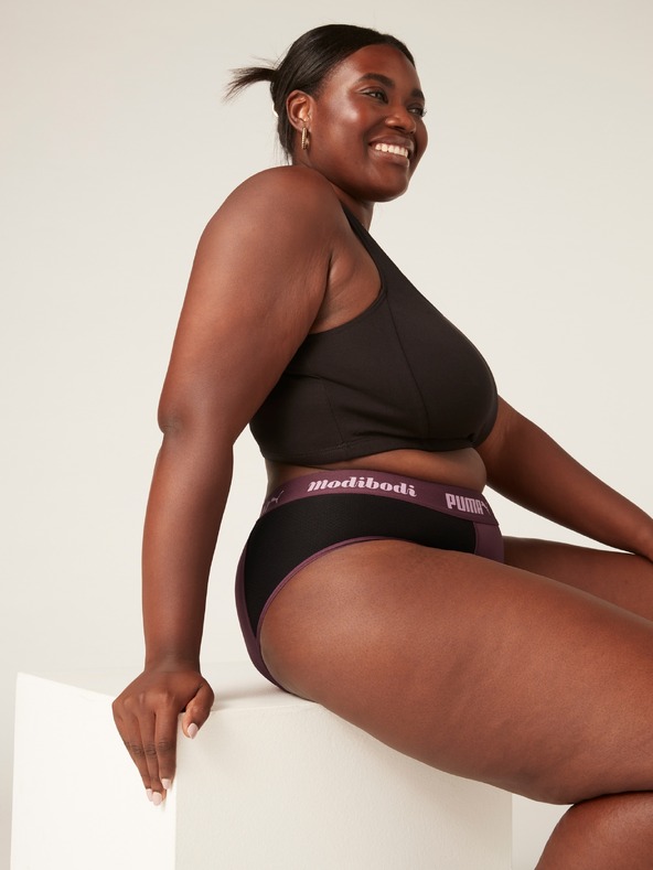 Modibodi Menstruační kalhotky PUMA & Modibodi Active Brief Moderate-Heavy Grape