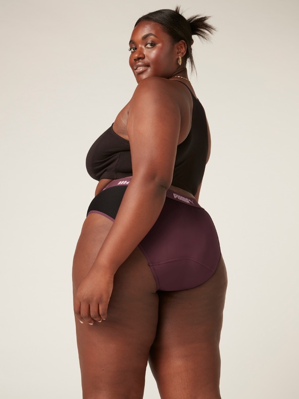 Modibodi Menstruační kalhotky PUMA & Modibodi Active Brief Moderate-Heavy Grape