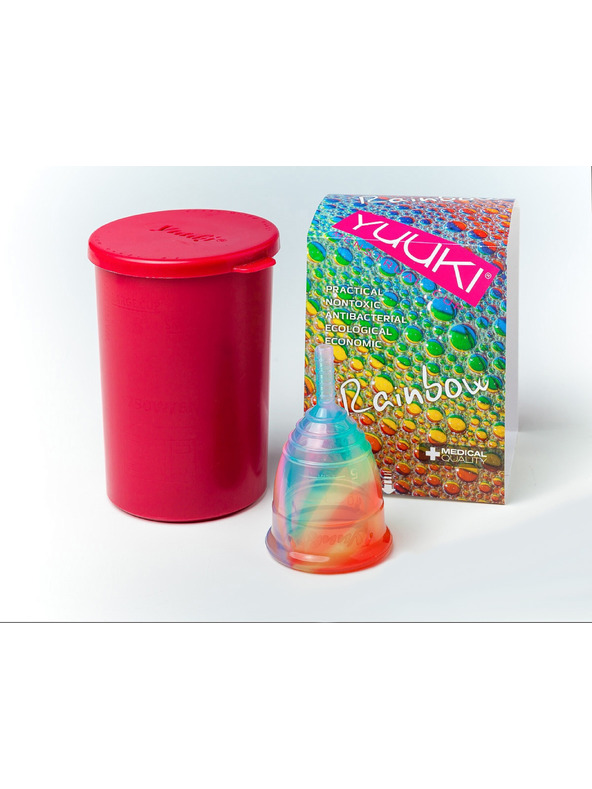 Yuuki Menstruační kalíšek Yuuki 1 Rainbow soft