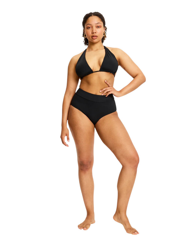 Modibodi Menstruační plavky Modibodi Hi-Waist Bikini Brief High černé spodní díl