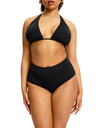 Modibodi Menstruační plavky Modibodi Hi-Waist Bikini Brief High černé spodní díl