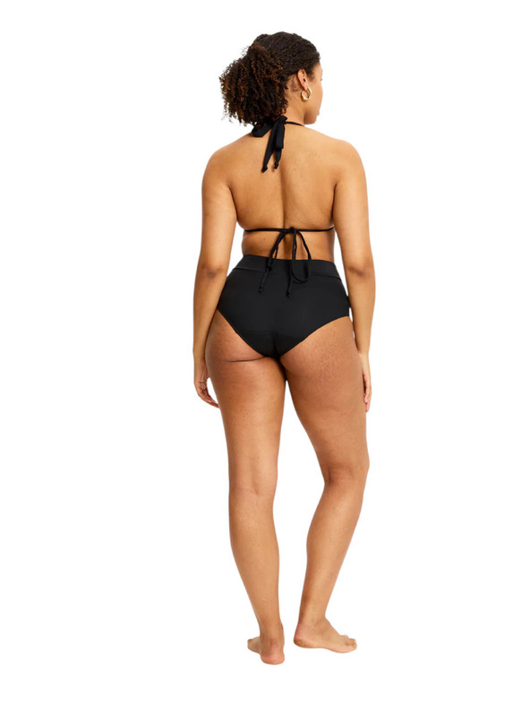 Modibodi Menstruační plavky Modibodi Hi-Waist Bikini Brief High černé spodní díl