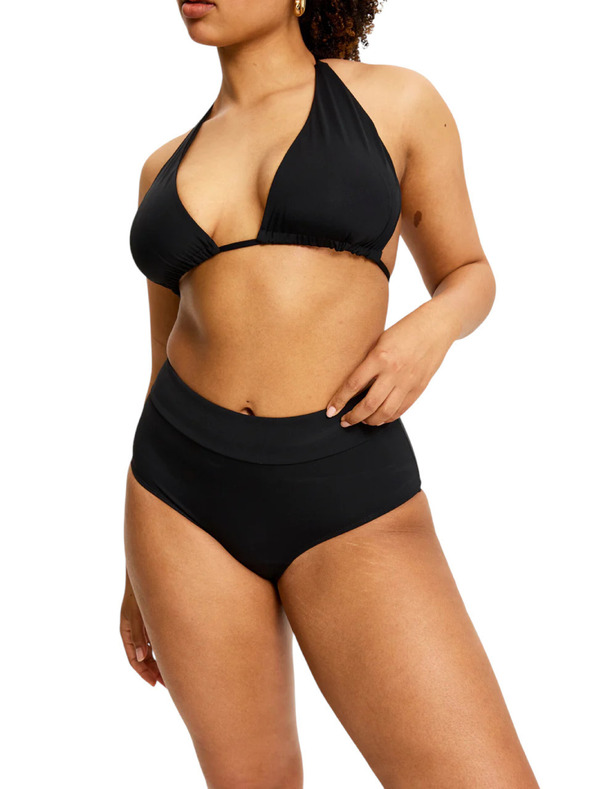 Modibodi Menstruační plavky Modibodi Hi-Waist Bikini Brief High černé spodní díl