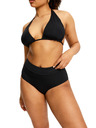 Modibodi Menstruační plavky Modibodi Hi-Waist Bikini Brief High černé spodní díl