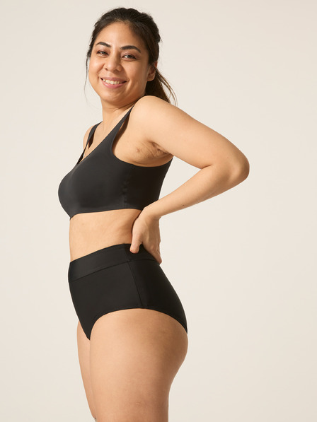 Modibodi Menstruační plavky Modibodi Hi-Waist Bikini Brief Light-Moderate černé spodní díl