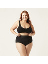 Modibodi Menstruační plavky Modibodi Hi-Waist Bikini Brief Light-Moderate černé spodní díl