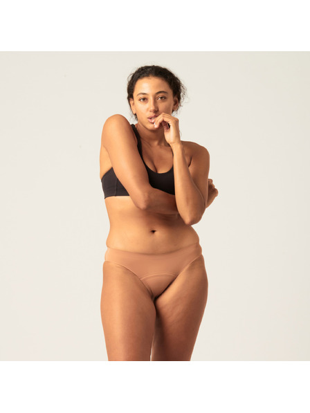 Modibodi Menstruační kalhotky Modibodi Seamfree Bikini Moderate-Heavy Cinnamon