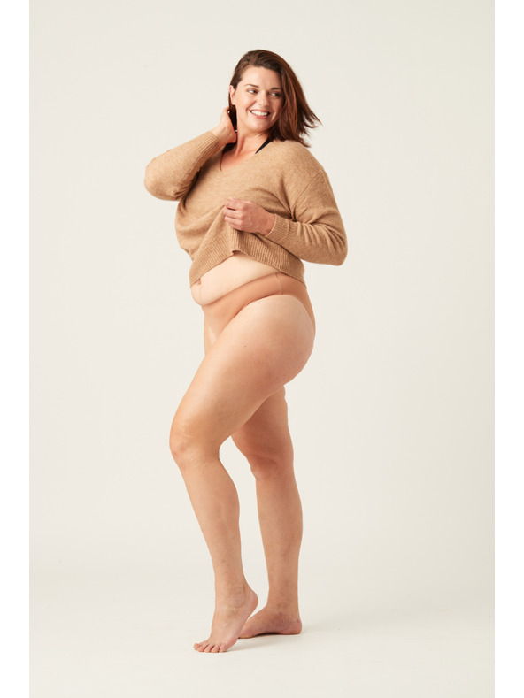Modibodi Menstruační kalhotky Modibodi Seamfree Bikini Moderate-Heavy Cinnamon