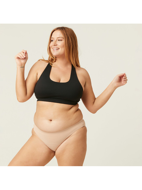Modibodi Menstruační kalhotky Modibodi Seamfree Bikini Moderate-Heavy Cashew