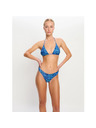 Modibodi Plavky Modibodi Tidal Triangle Bikini Top Python Blue horní díl