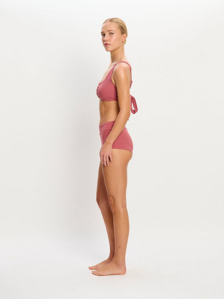Modibodi Plavky Modibodi Molokai Plunge Tie Back Top Mauve horní díl