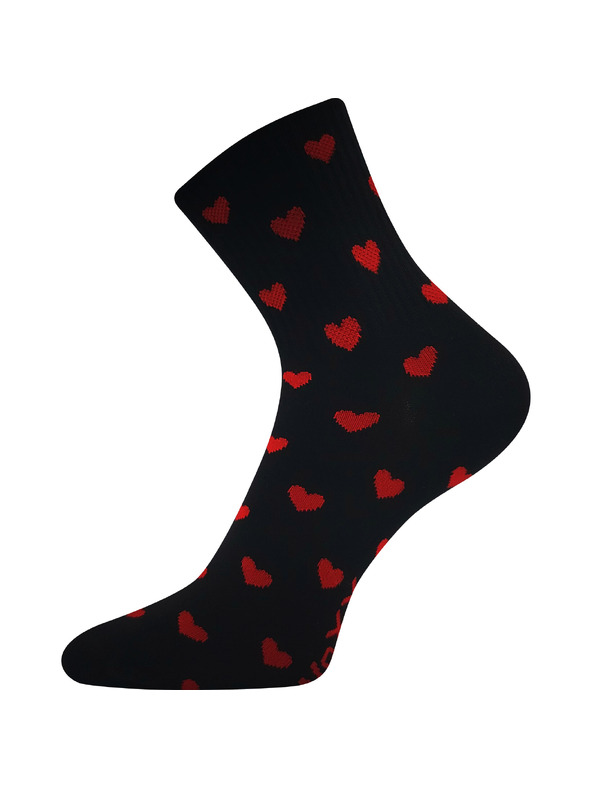 VoXX Sada tří - dámské ponožky VoXX srdíčka vícebarevné