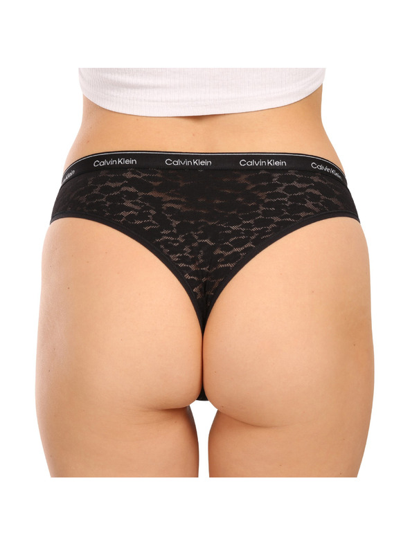 Calvin Klein Sada tří - dámské kalhotky brazilky Calvin Klein černé