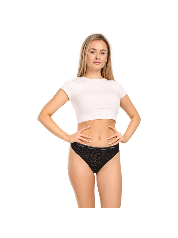 Calvin Klein Sada tří - dámské kalhotky brazilky Calvin Klein černé