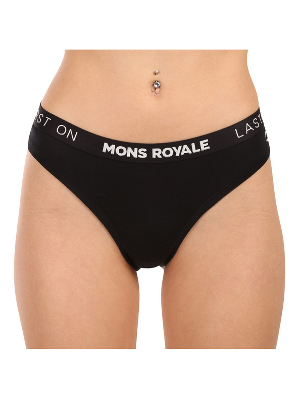 Mons Royale Dámské kalhotky Mons Royale merino černé