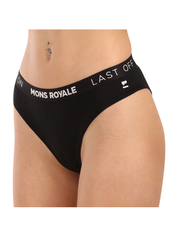 Mons Royale Dámské kalhotky Mons Royale merino černé