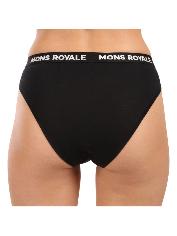 Mons Royale Dámské kalhotky Mons Royale merino černé