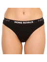 Mons Royale Dámská tanga Mons Royale merino černá