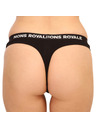 Mons Royale Dámská tanga Mons Royale merino černá