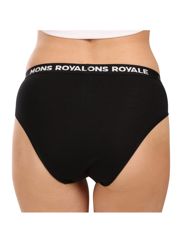 Mons Royale Dámské kalhotky Mons Royale merino černé