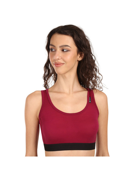 Sensor Dámská podprsenka Sensor Active merino červená
